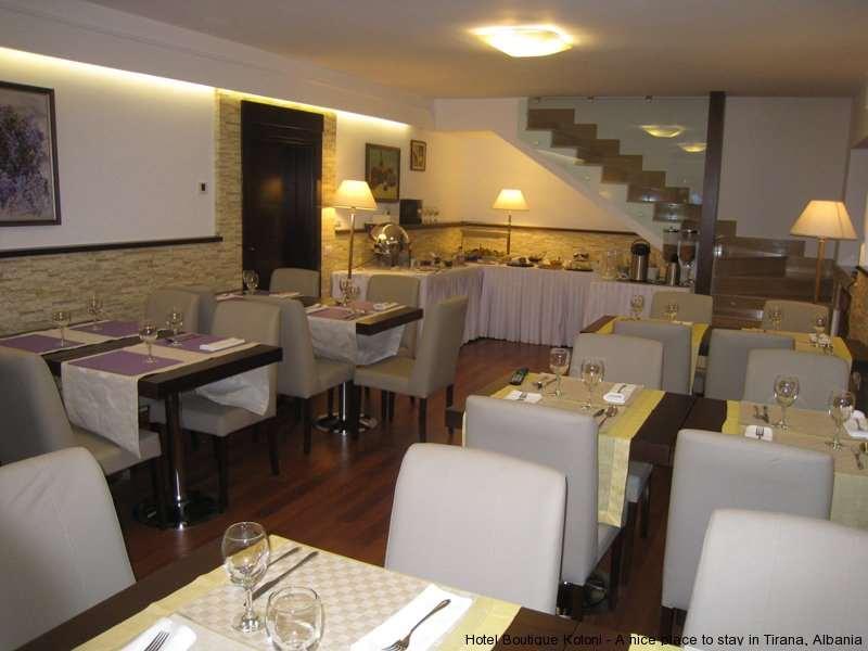 Boutique Hotel Kotoni Τίρανα Εστιατόριο φωτογραφία